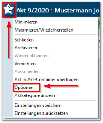BAS_Weitere Aktangaben ; Optionen