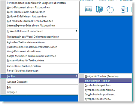 I_Einstellungen Toolbar