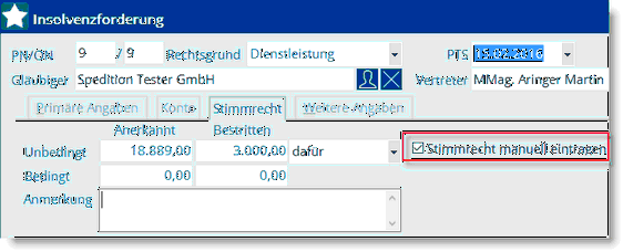 Stimmrecht