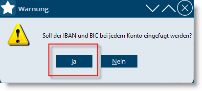 IBAN- Und BIC-Berechnung