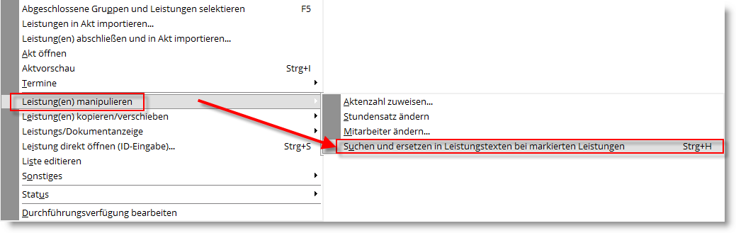 BAS_Suchen und Ersetzen von Leistungstexten