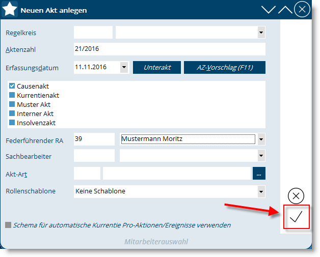 BAS_Info-Popup Fenster bei Aktneuanlage_2