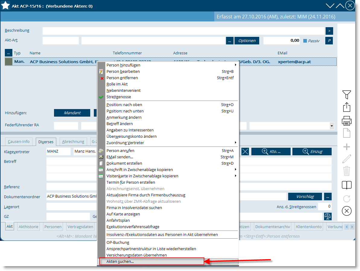BAS_Personenbezogene Aktsuche aus Akt